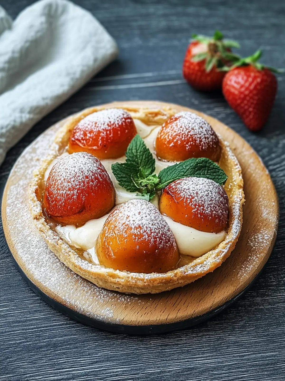 Puddingplätzchen mit Blätterteig