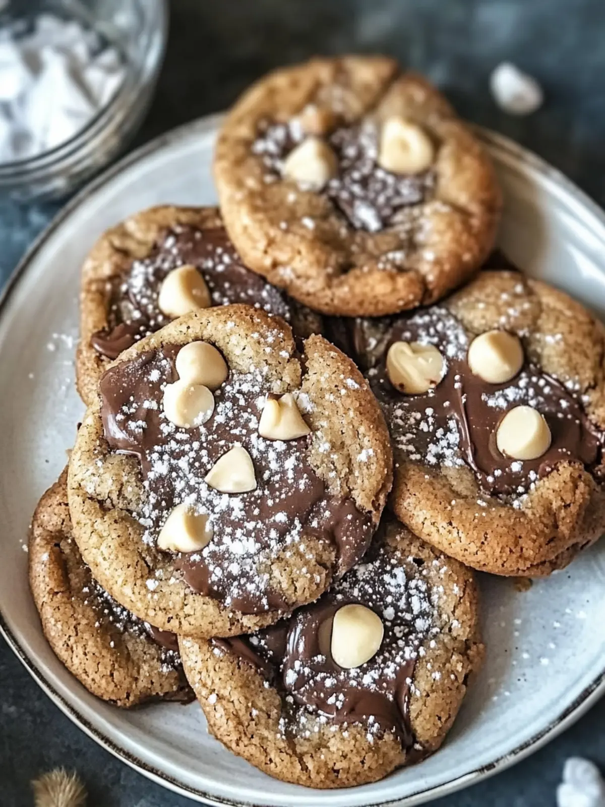 Schokoladenkekse mit brauner Butter