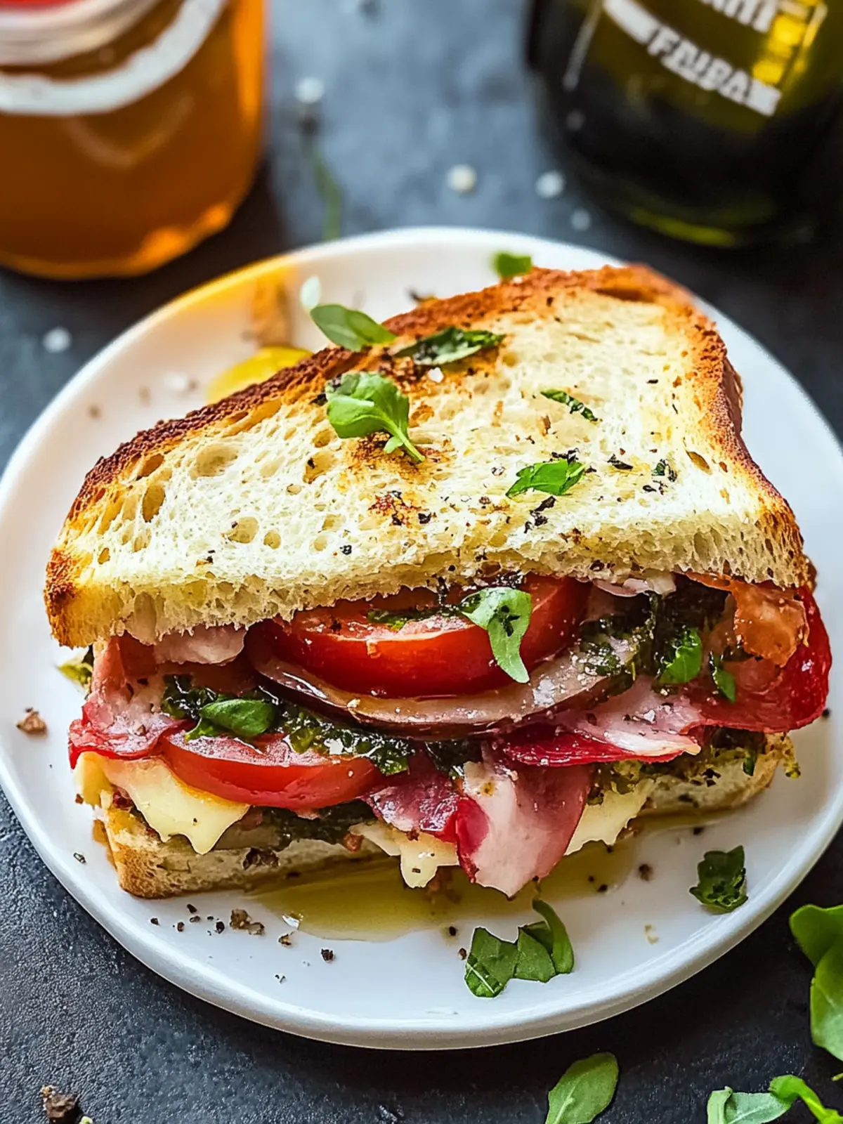 Muffaletta-Toast