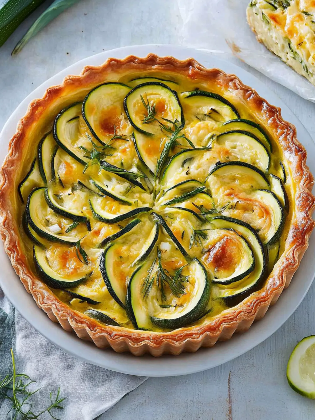 Zucchini-Quiche