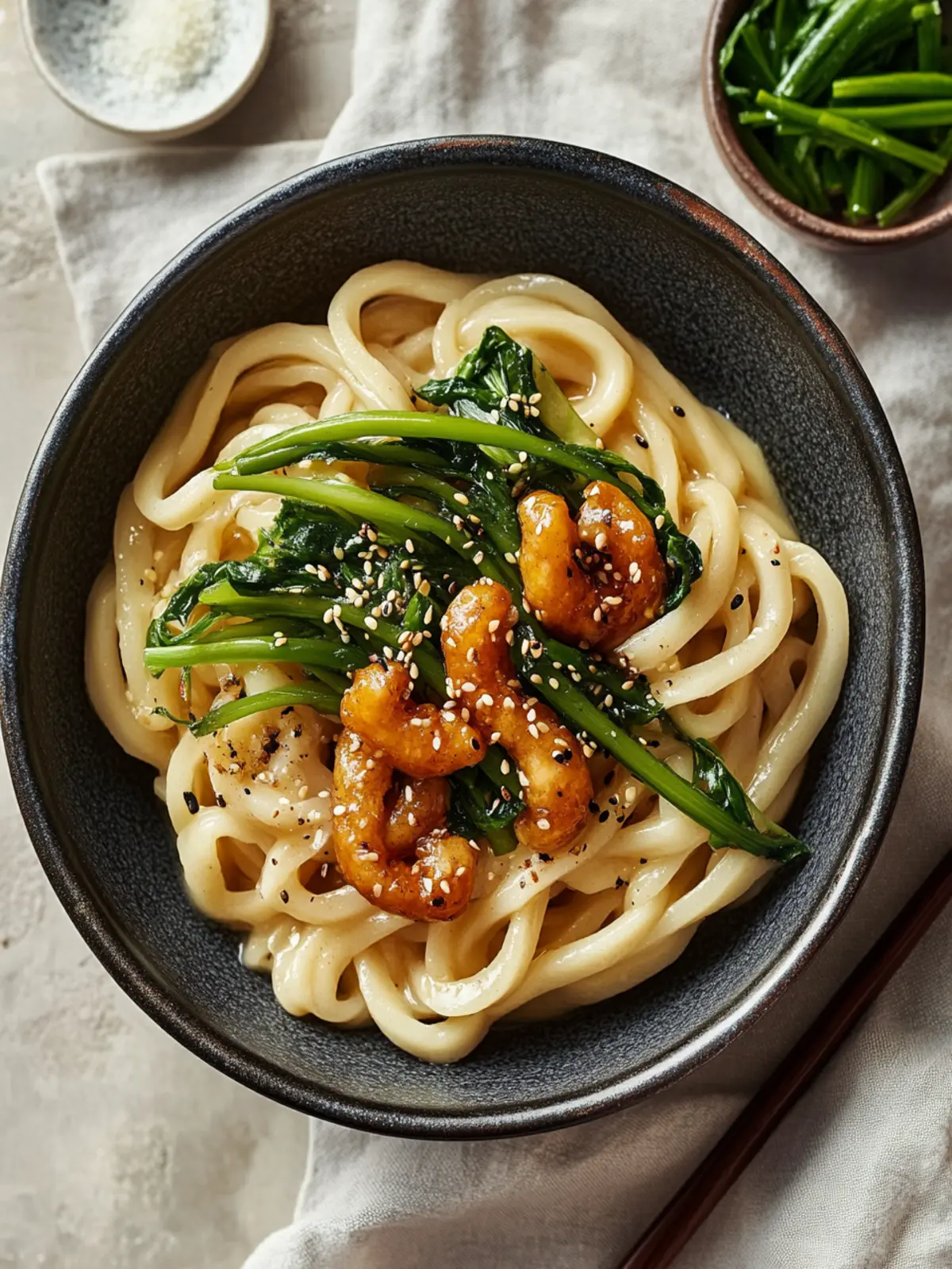Cremige Miso-Butter Udon