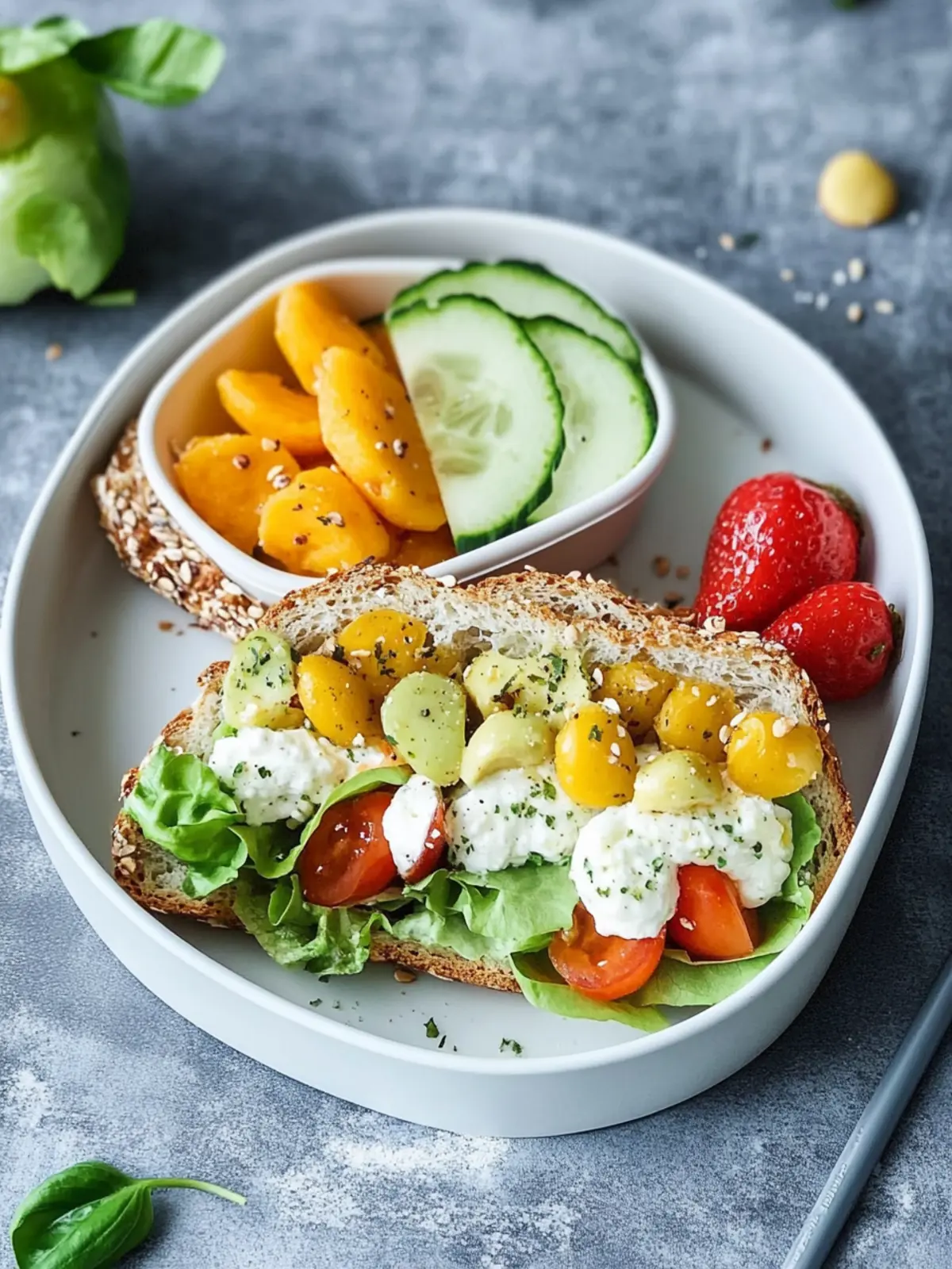 Vegane Lunchbox für Kinder