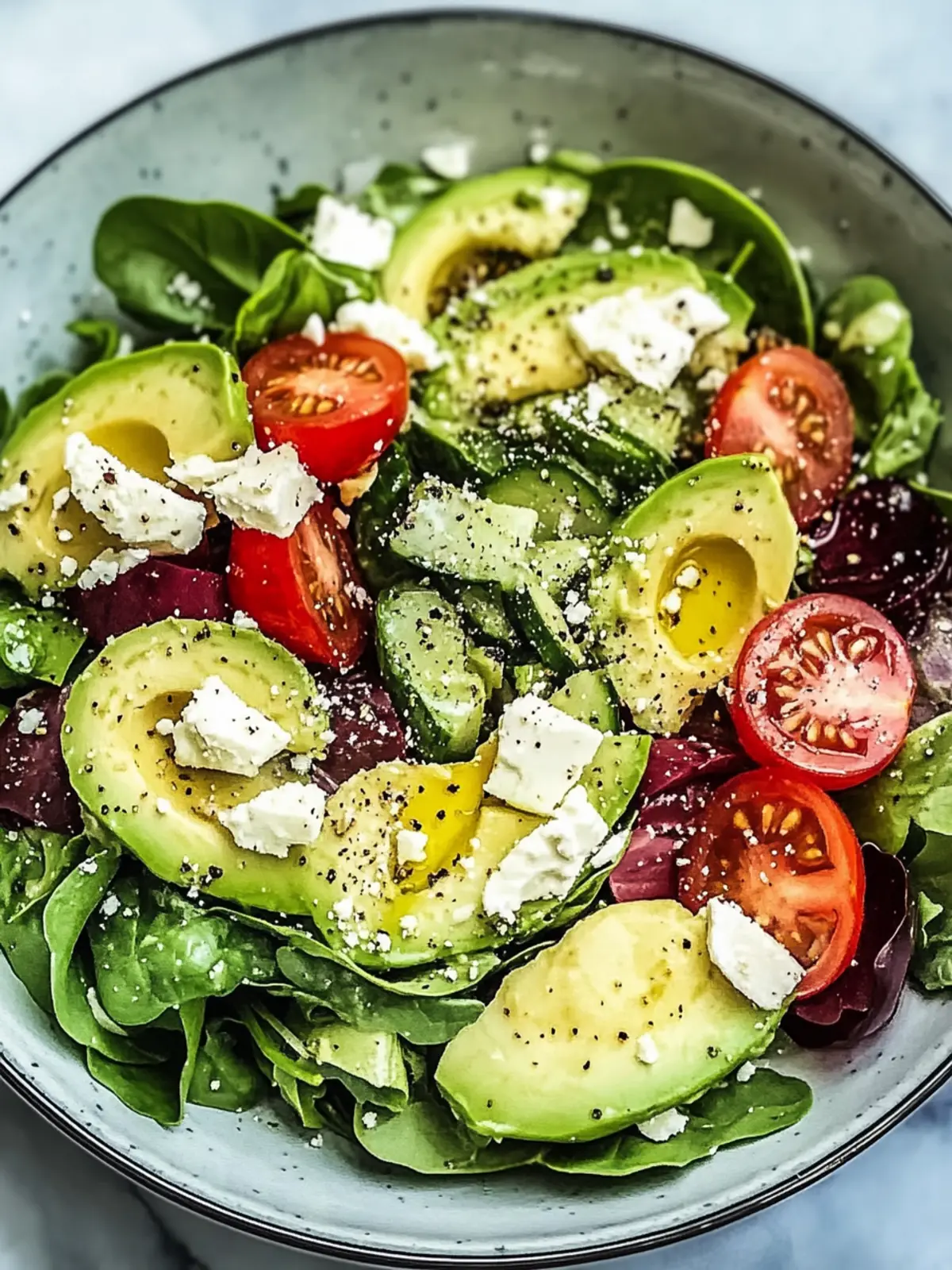 Frühlingssalat mit Avocado