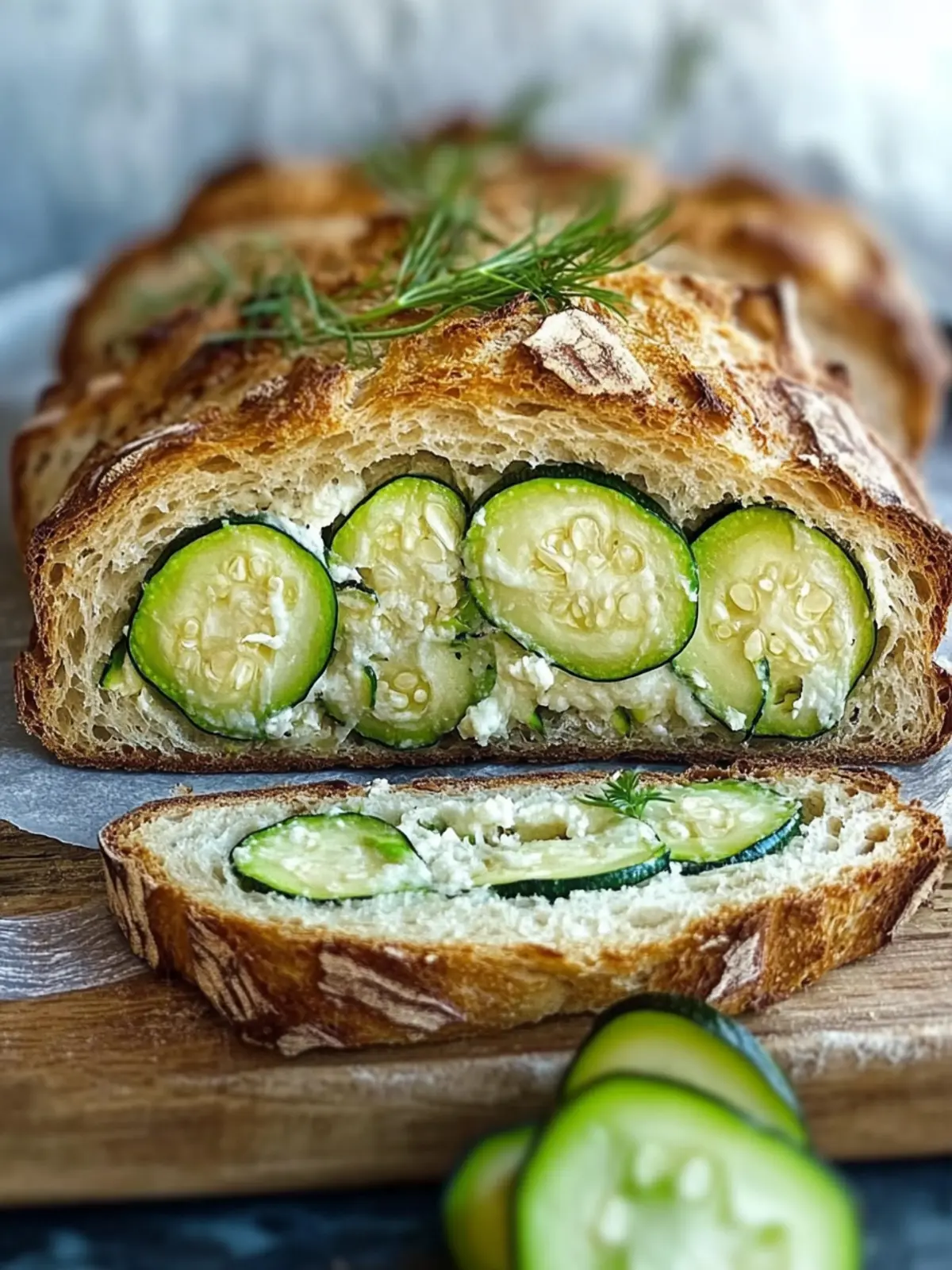 Hüttenkäse Zucchini Brot: Saftiges Frühstück