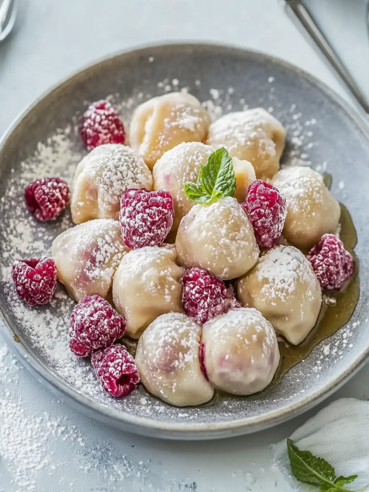 Hochproteine Deckenknödel