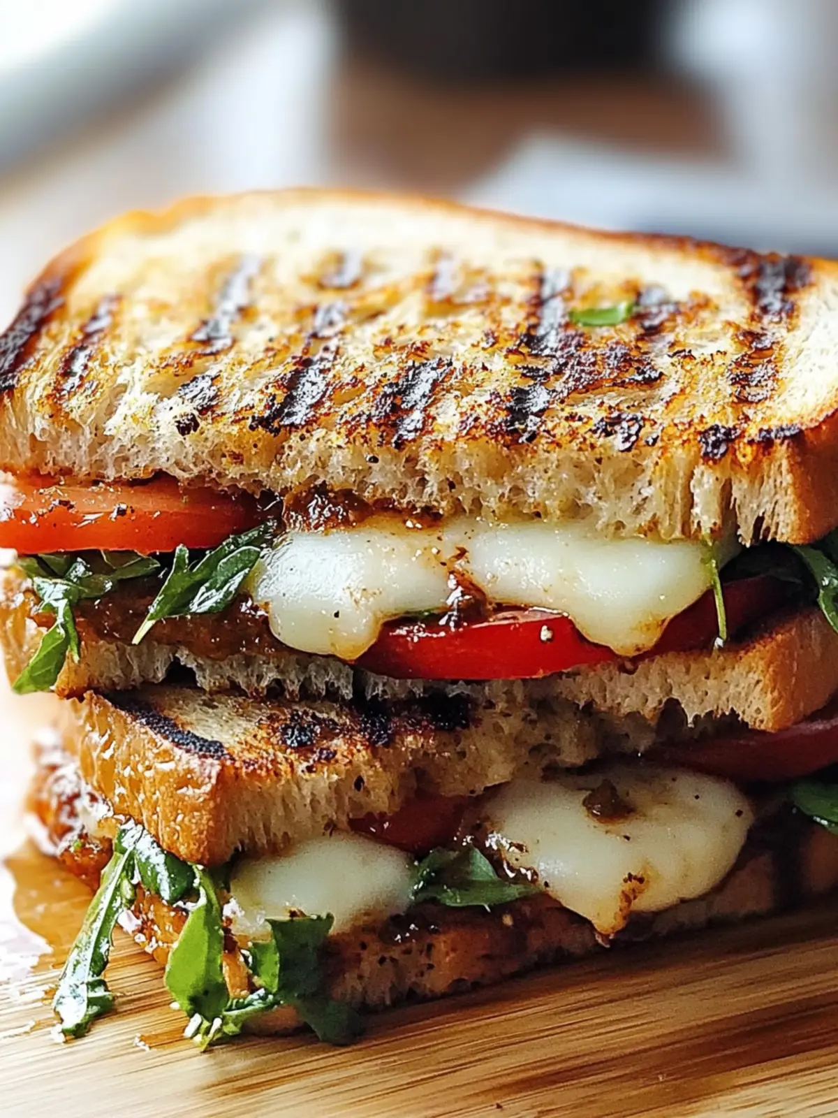 Gegrilltes Balsamico-Vinaigrette Sandwich Melt