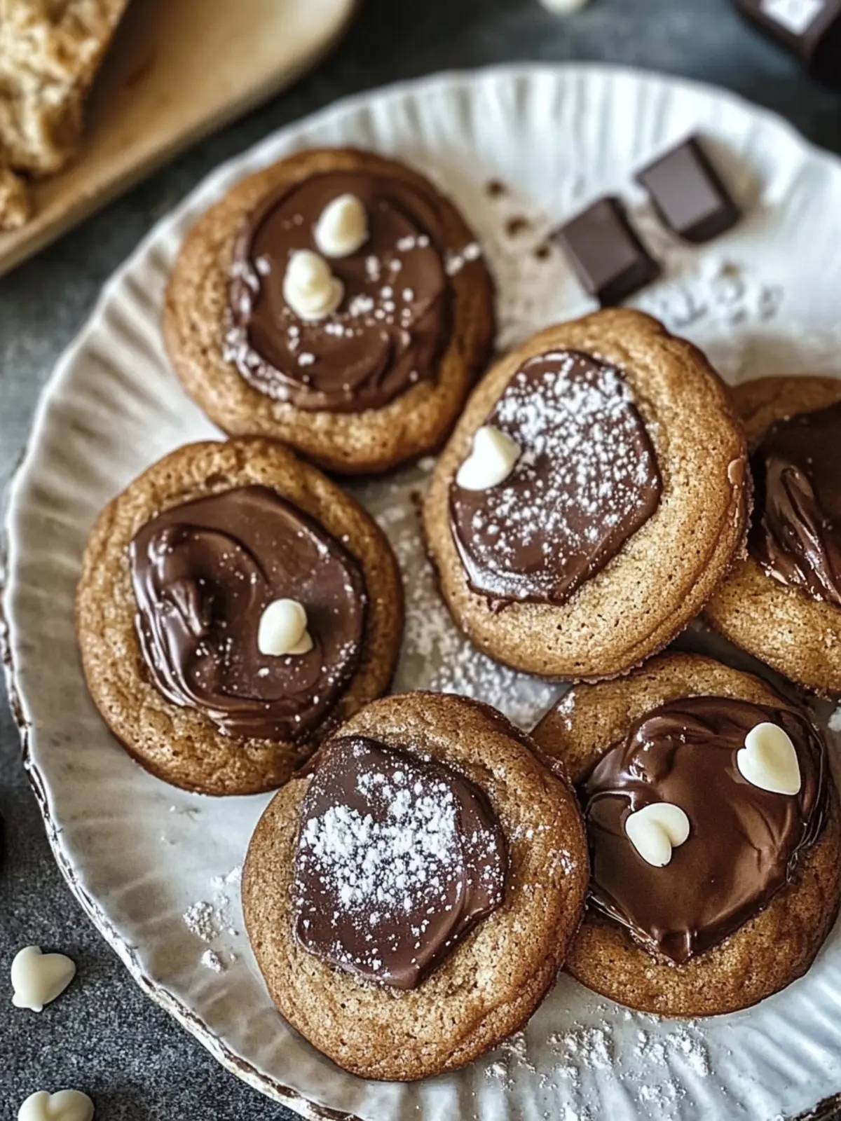Schokoladenkekse mit brauner Butter