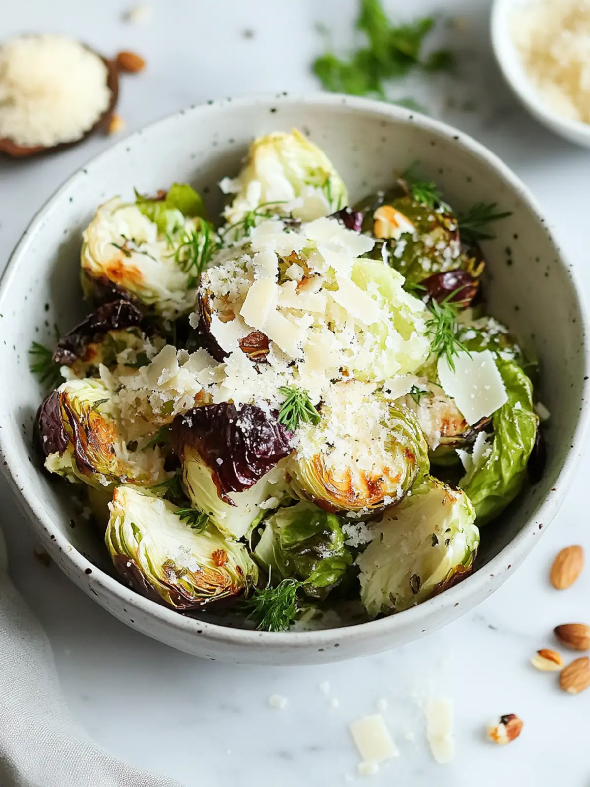 Rosenkohl mit Parmesan aus der Heißluftfritteuse