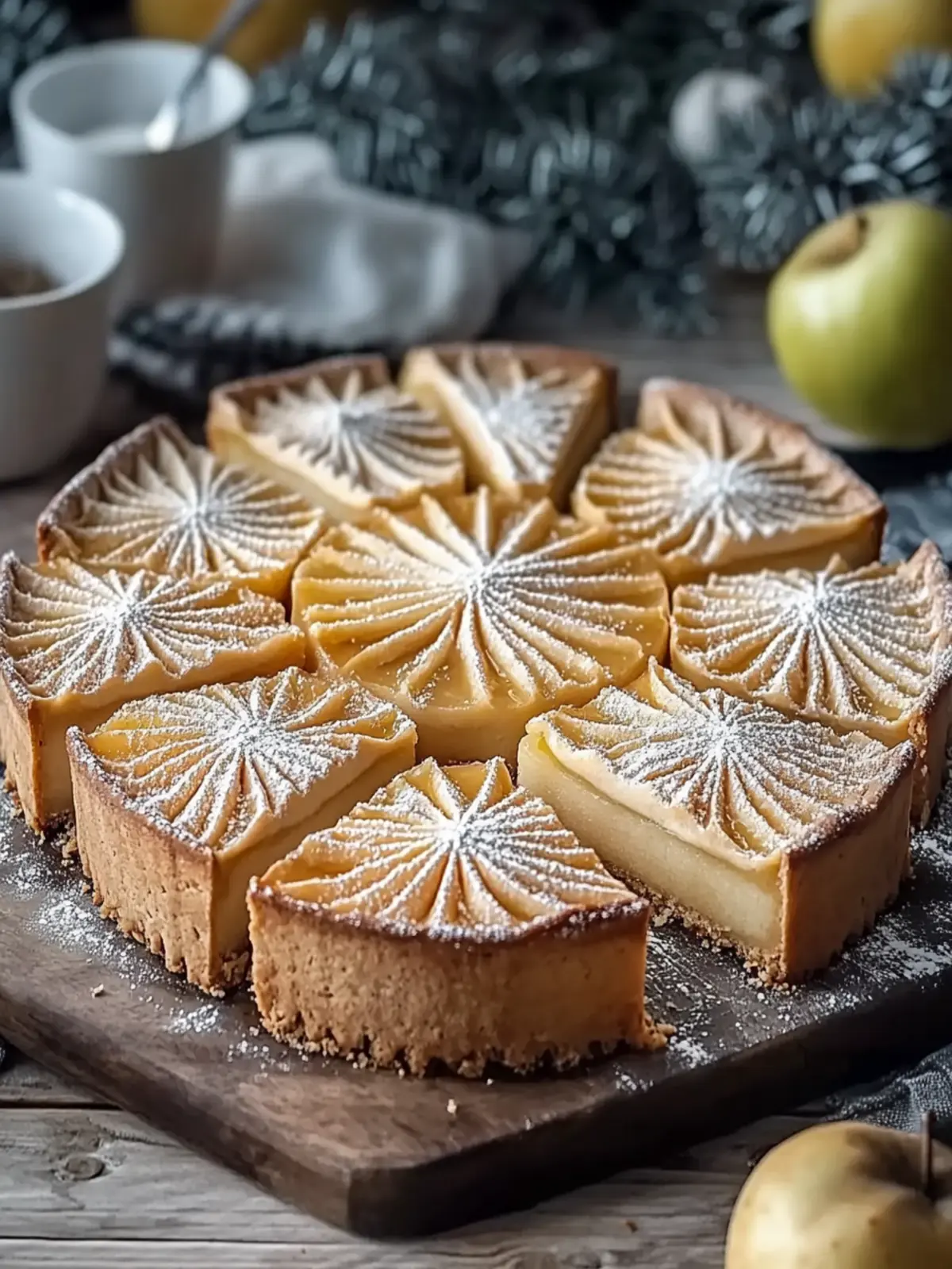 Mache deinen eigenen Spekulatius-Apfel-Blechkuchen