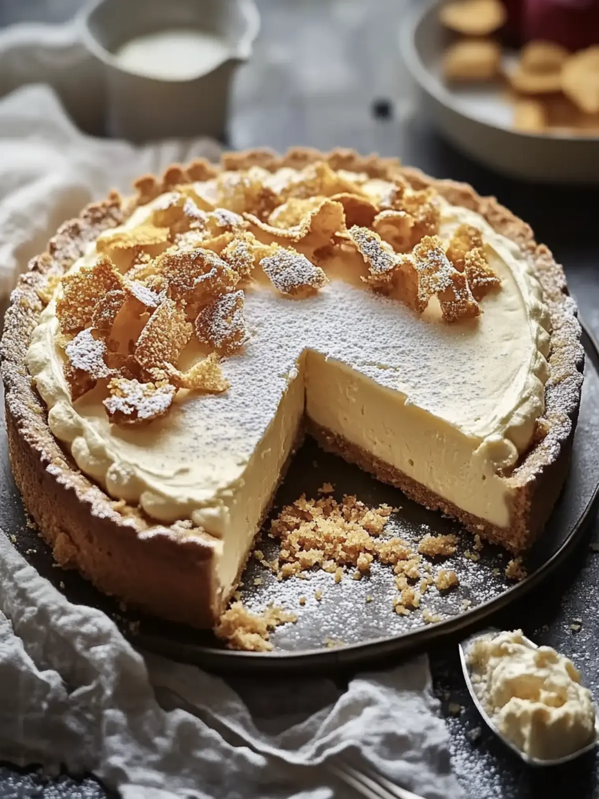 Biscoff-Käsekuchen