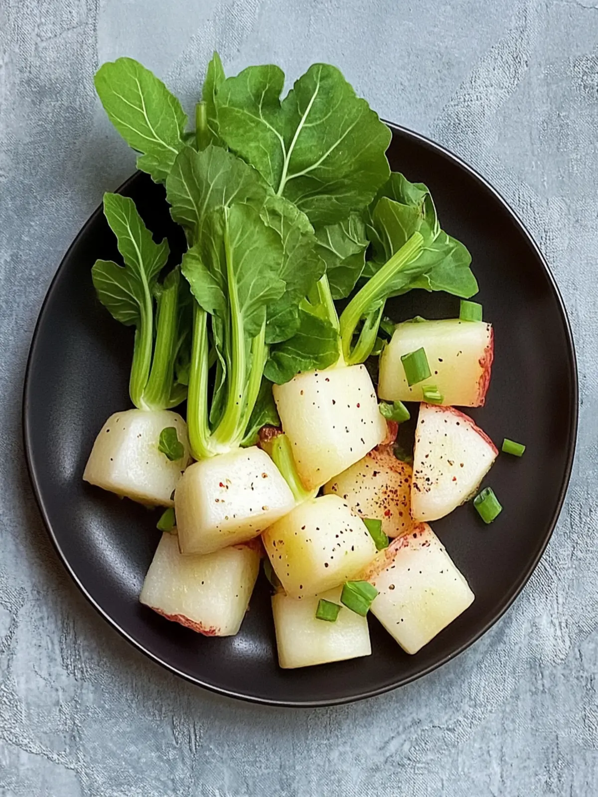 Gebratener Kohlrabi