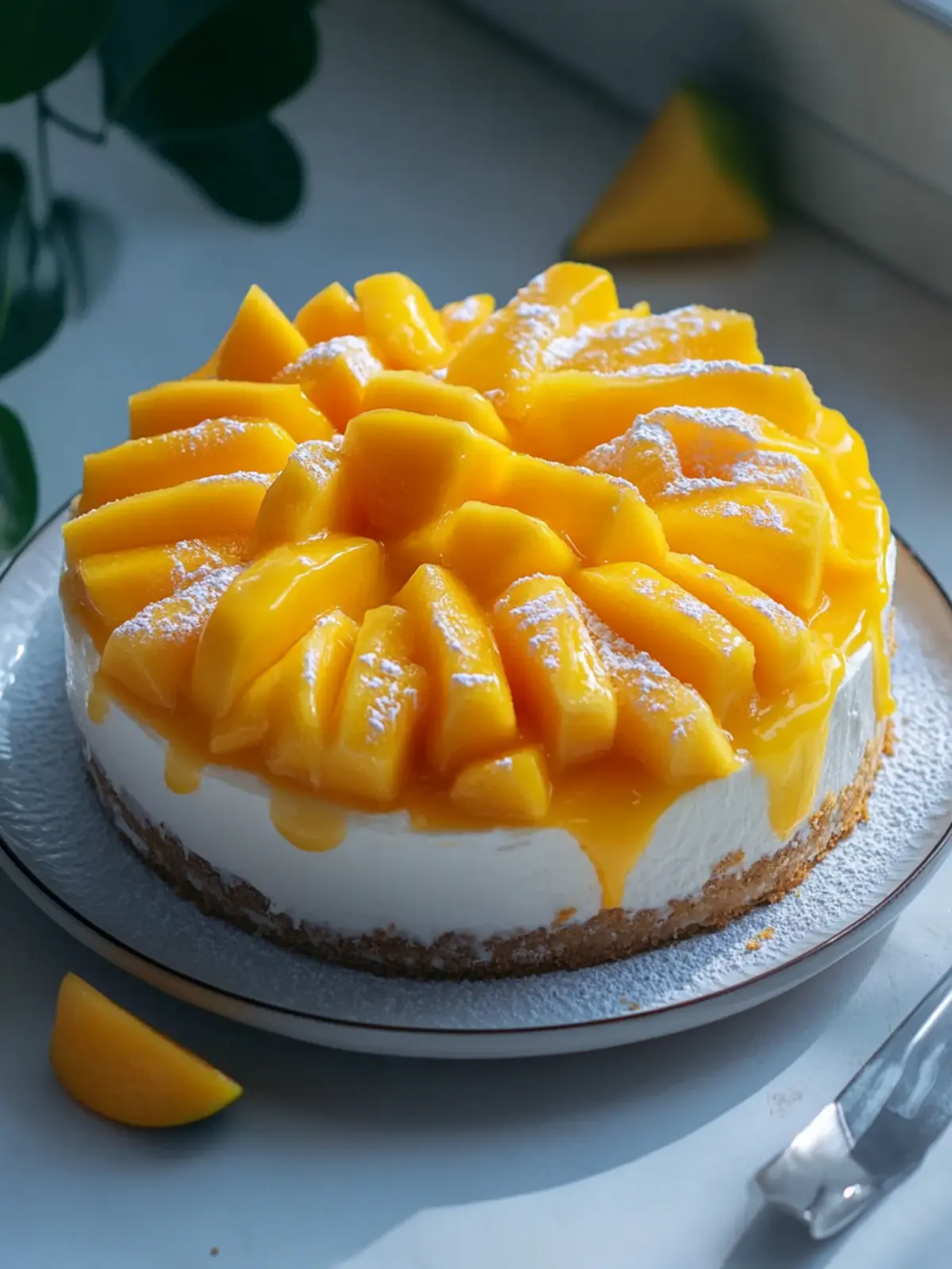 Saftiger Mango Kuchen