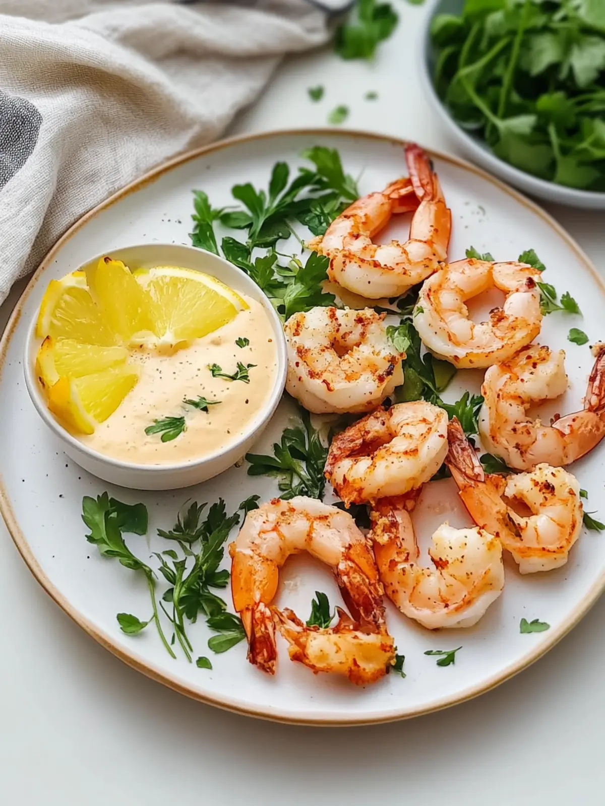 Garnelen aus dem Airfryer
