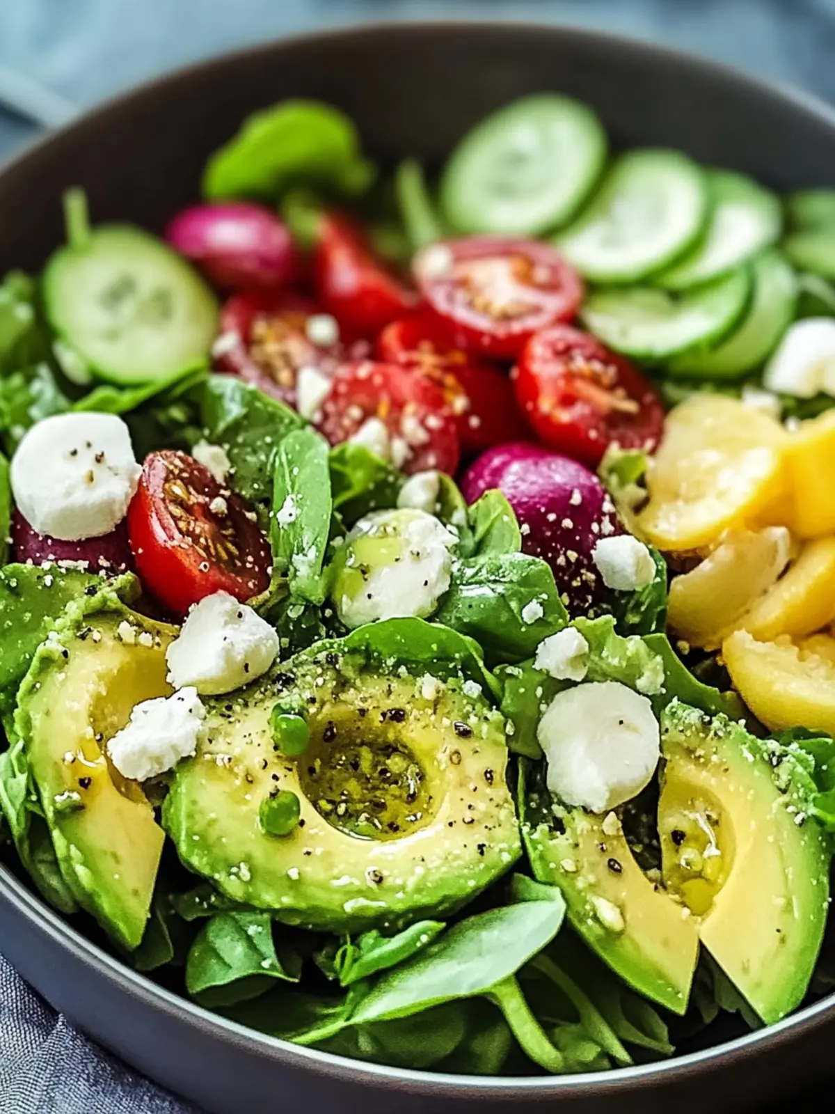 Frühlingssalat mit Avocado