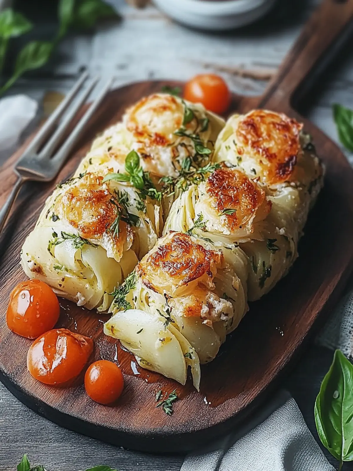 Vegane Kohlrouladen