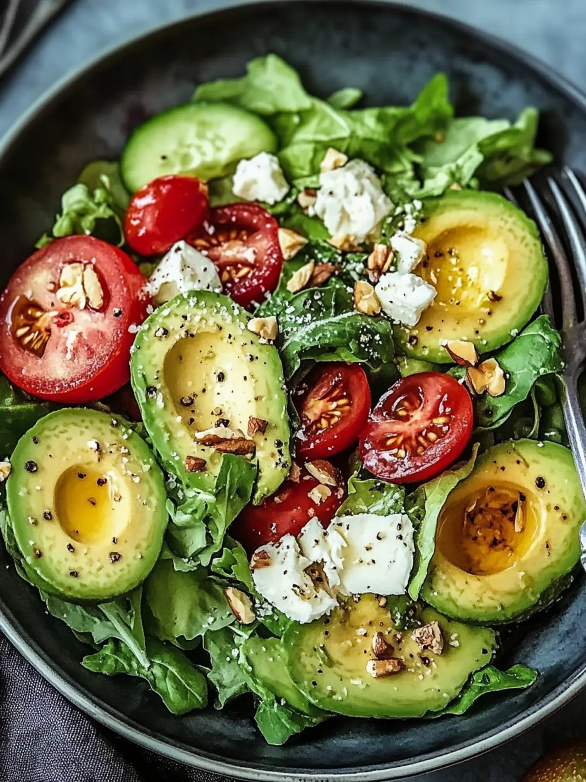 Frühlingssalat mit Avocado