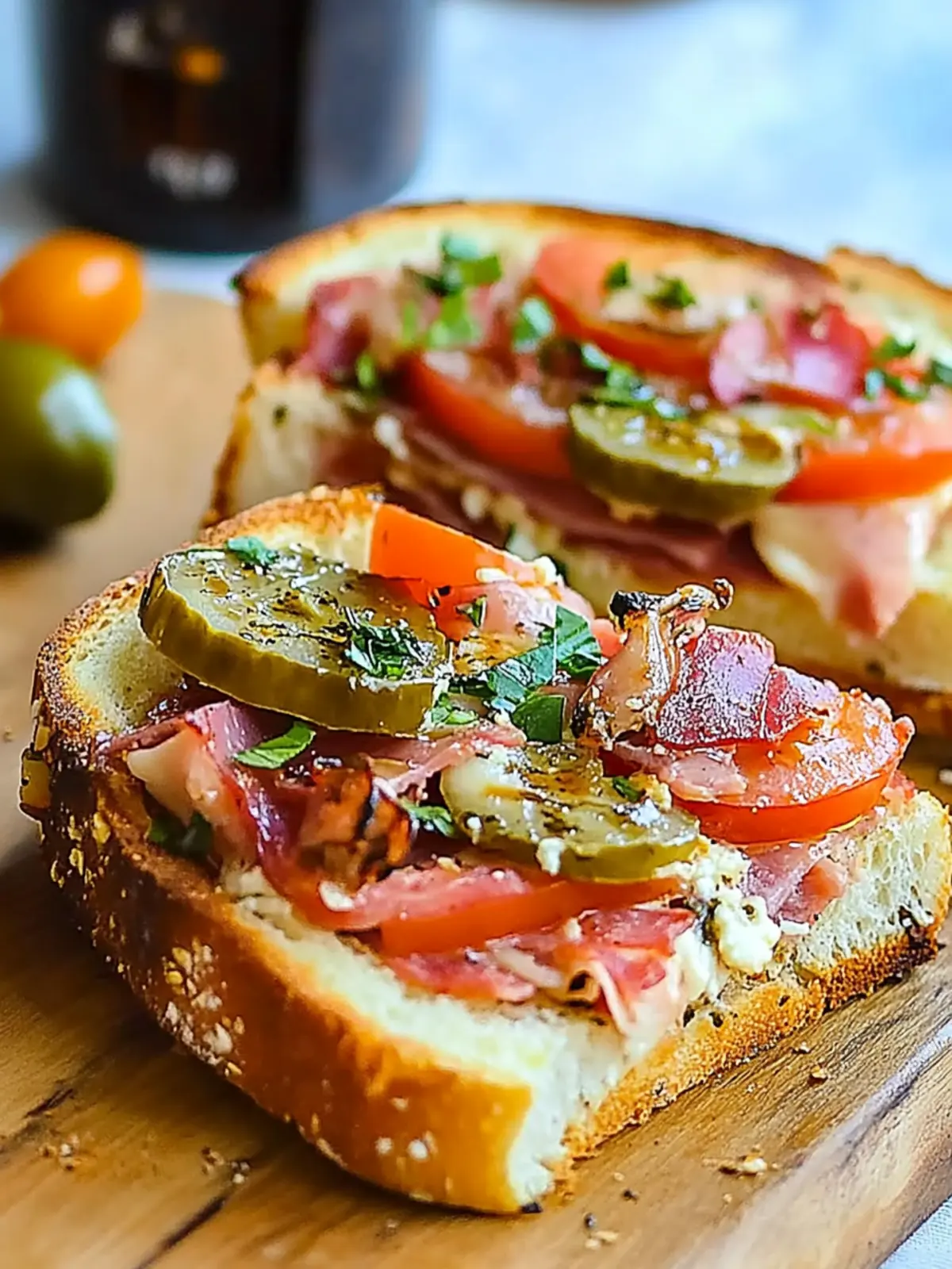Muffaletta-Toast