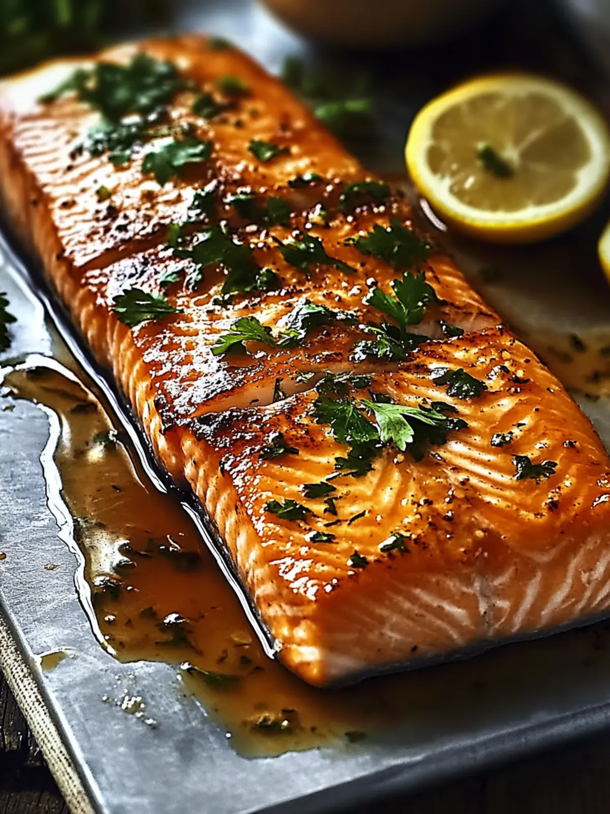 Texas Roadhouse Stil Gebackener Lachs