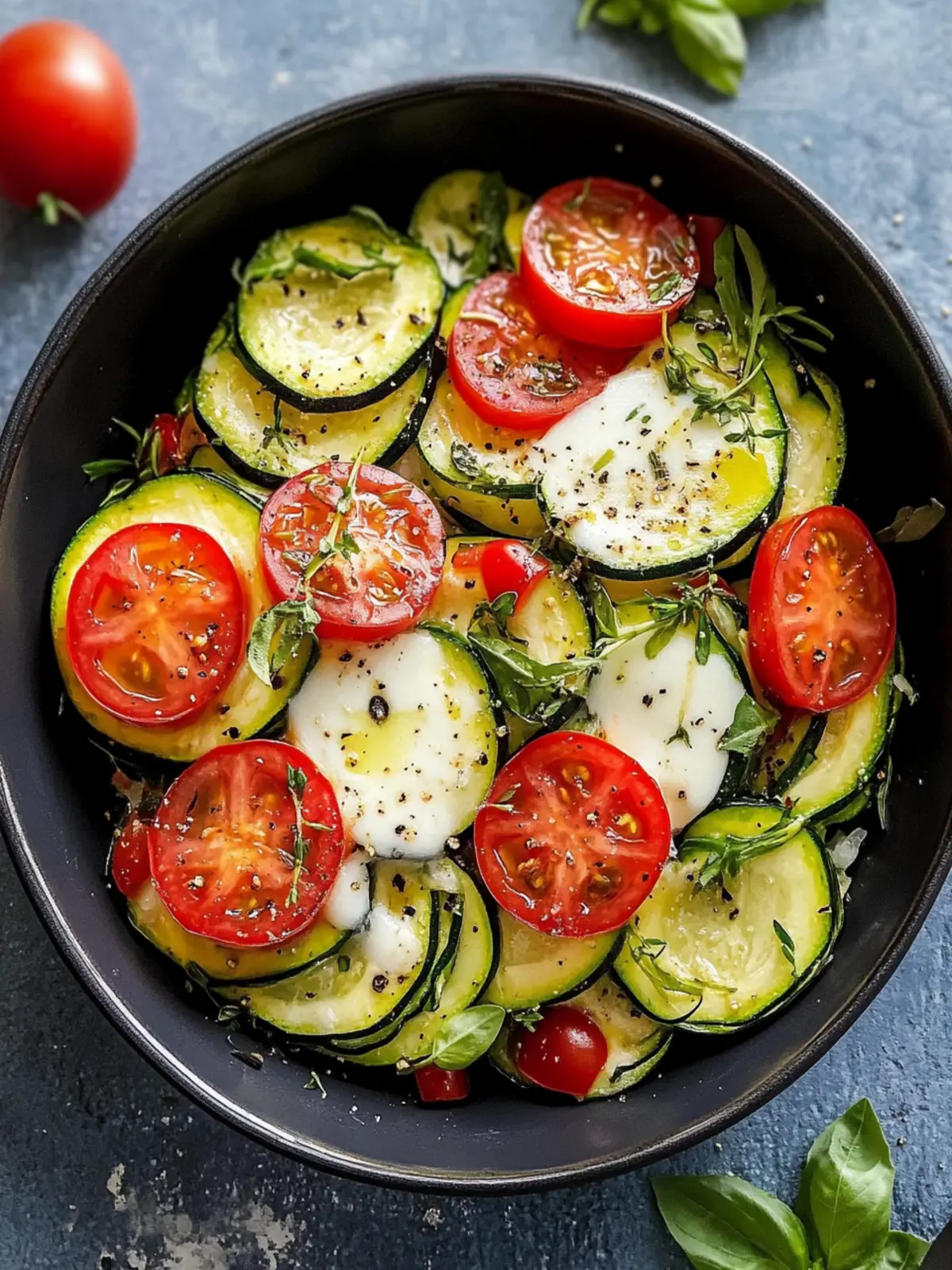 Niedrig-Kohlenhydrat-Zucchini-Nester