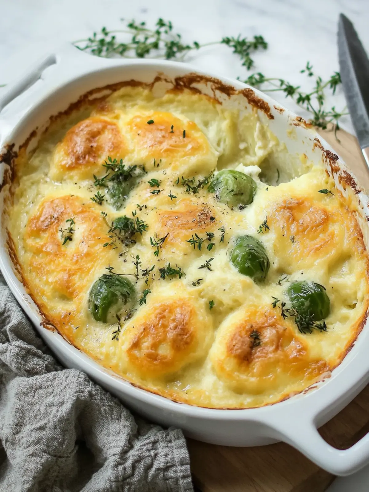 Rosenkohlgratin