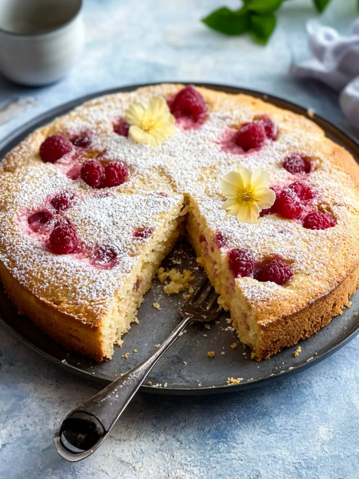 Schneller Pflaumenkuchen mit Rührteig