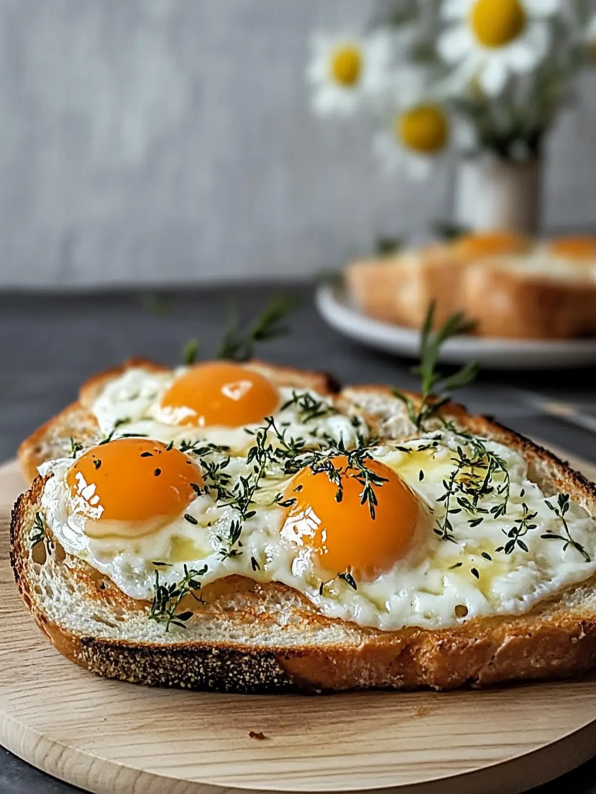 Eier- und Käsetoast