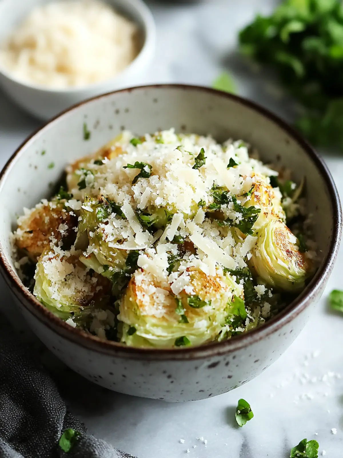Rosenkohl mit Parmesan aus der Heißluftfritteuse
