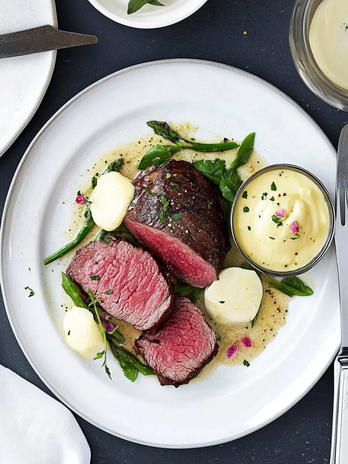 Chateaubriand mit Morchel-Hollandaise