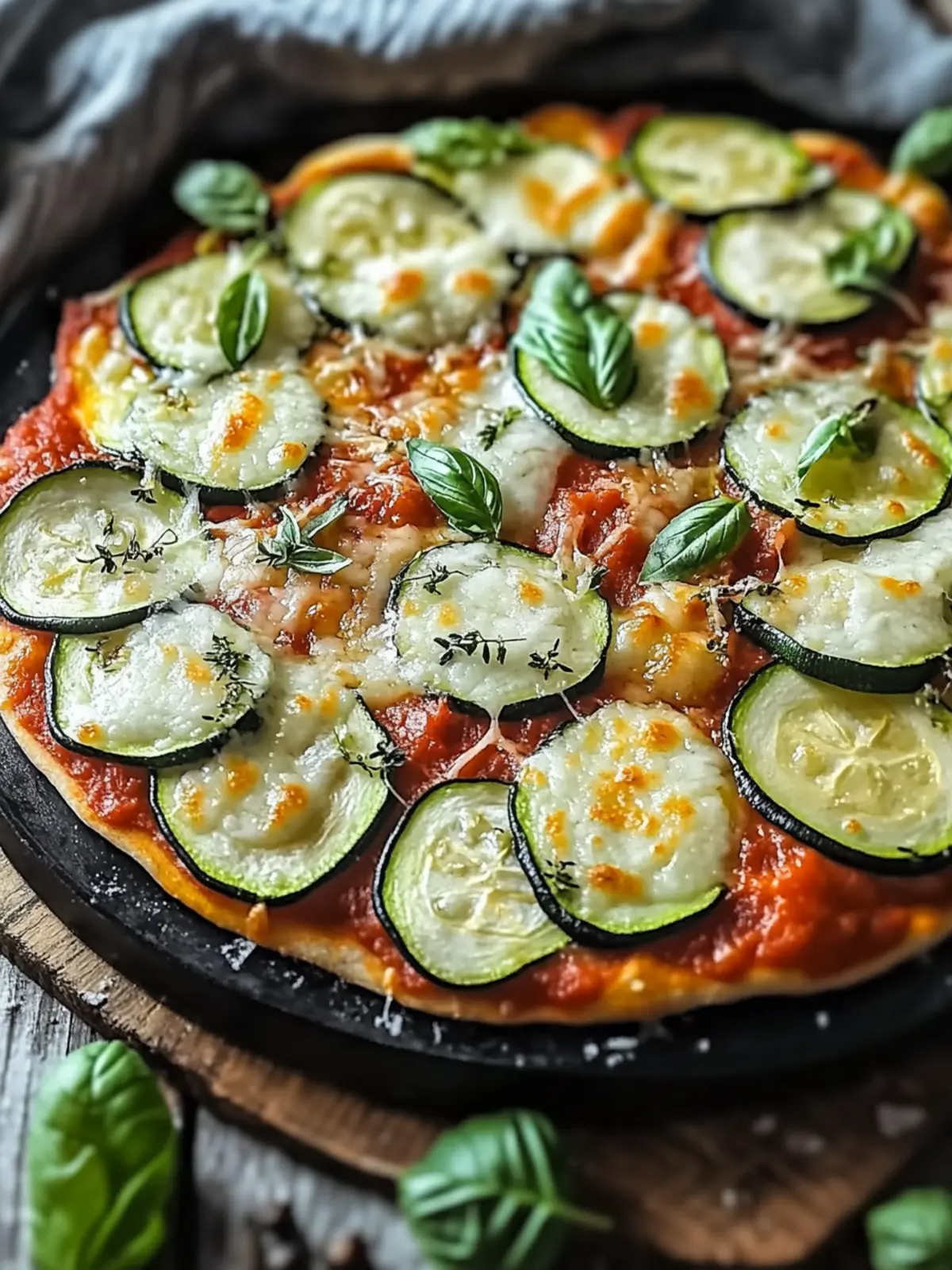 Zucchini Pizza Auflauf