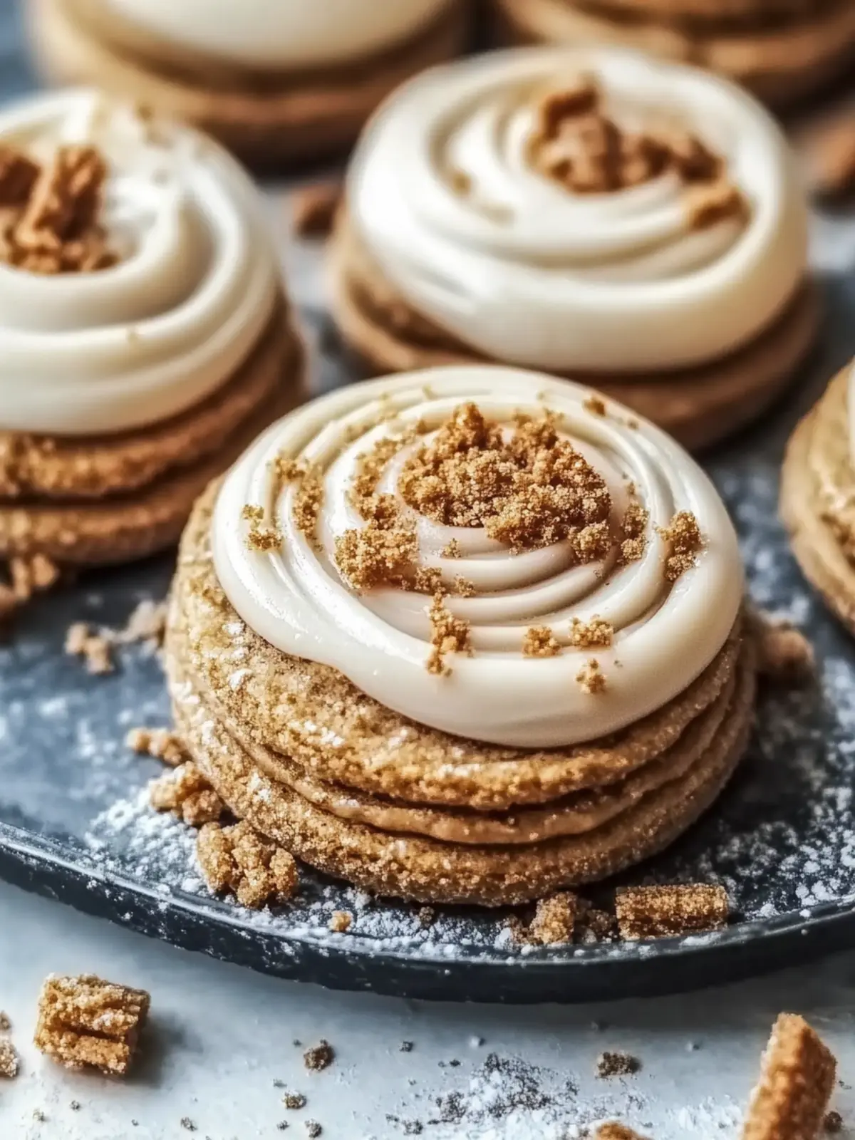 Weiche & Flauschige Biscoff Keksbutter Zimtschnecken