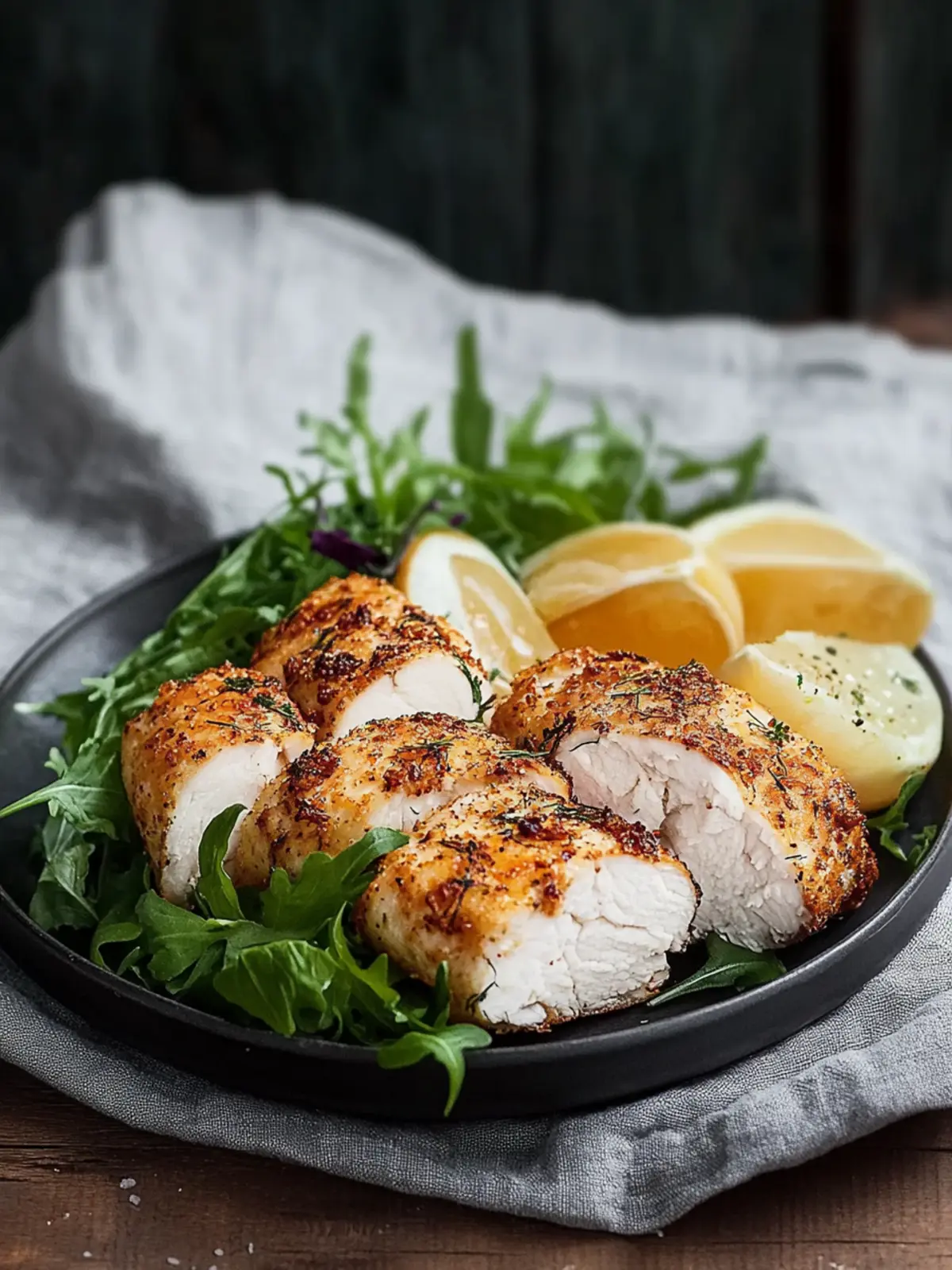 Hühnerbrust aus der Heißluftfritteuse