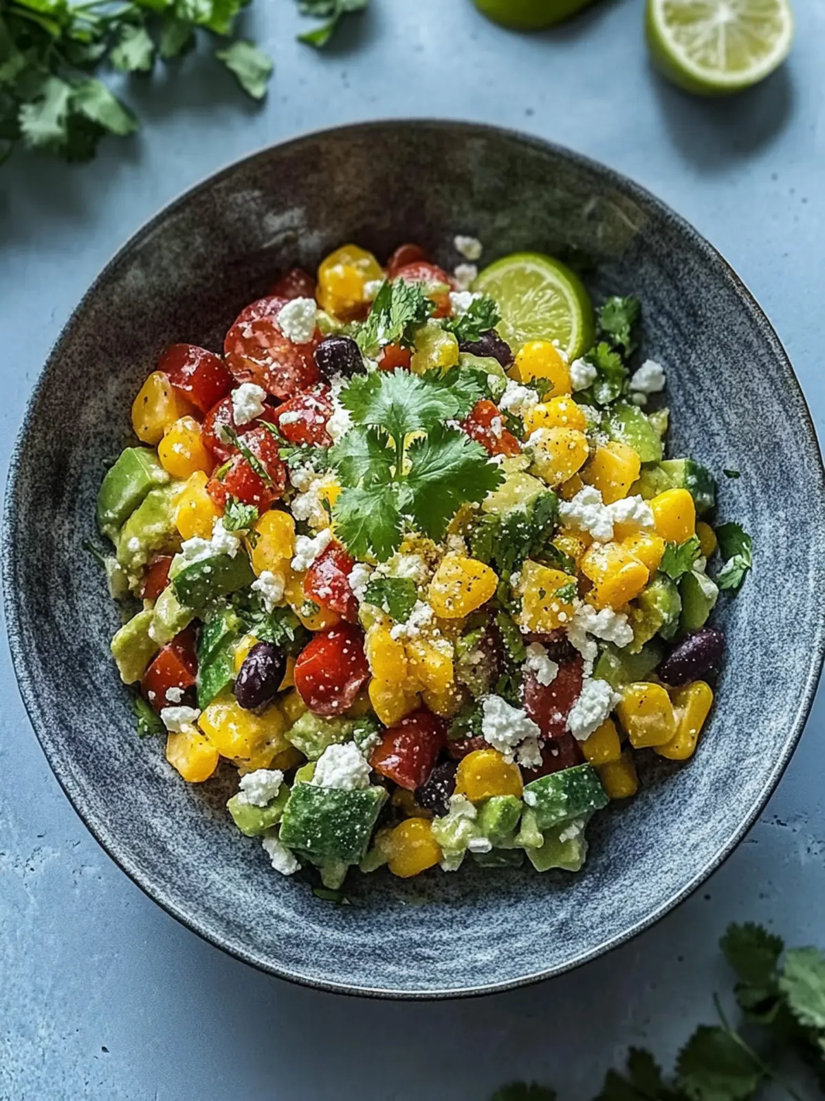 Unwiderstehlicher mexikanischer Straßenmaissalat