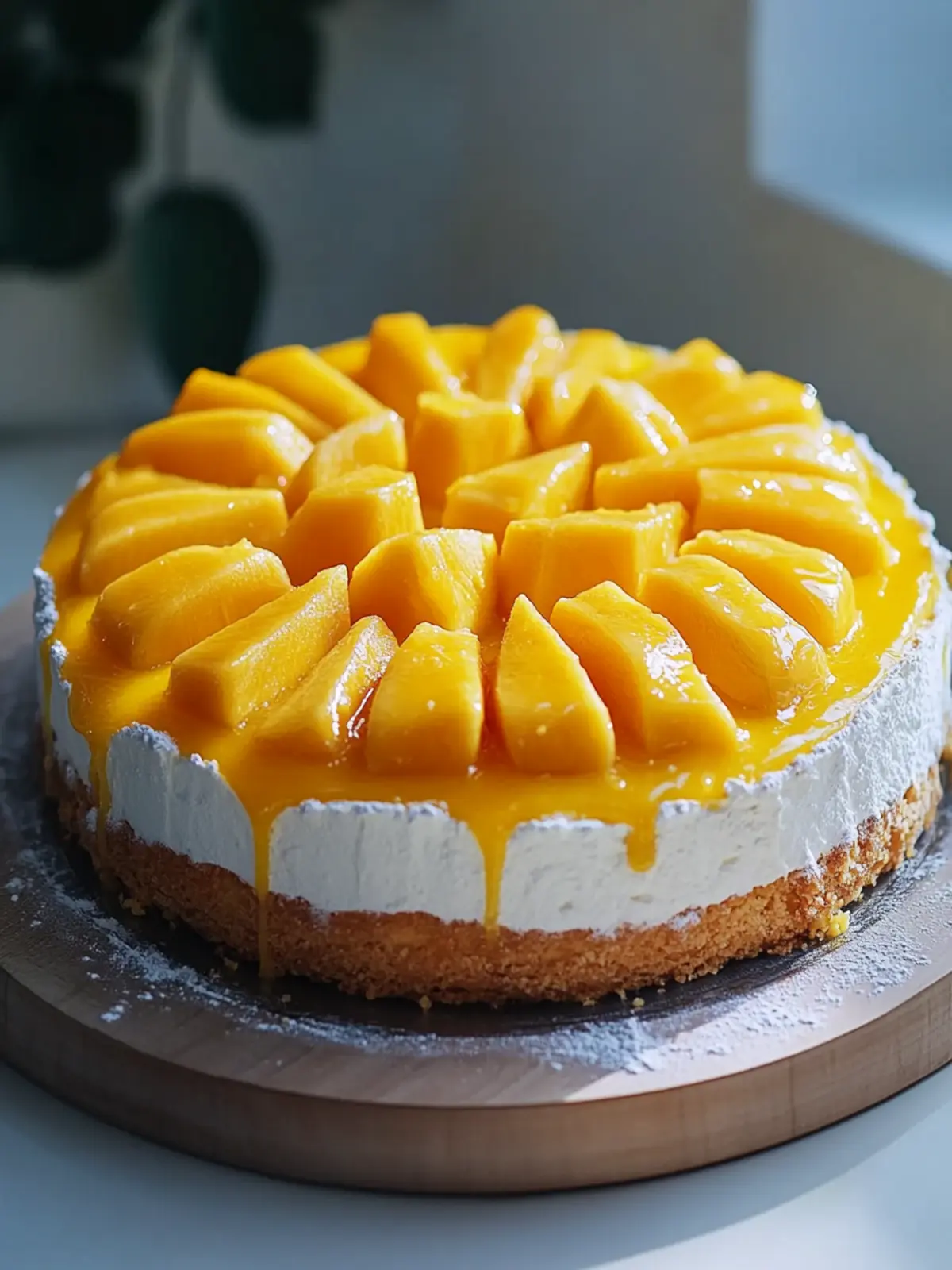 Saftiger Mango Kuchen