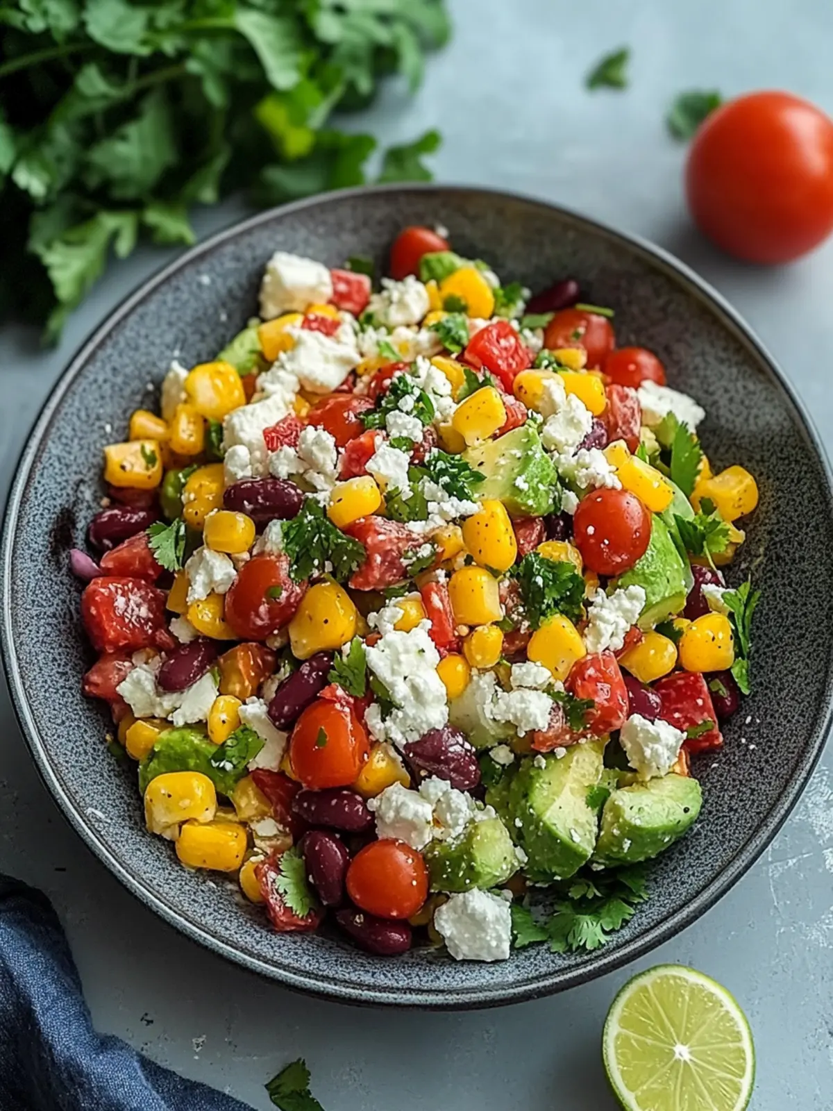 Unwiderstehlicher mexikanischer Straßenmaissalat