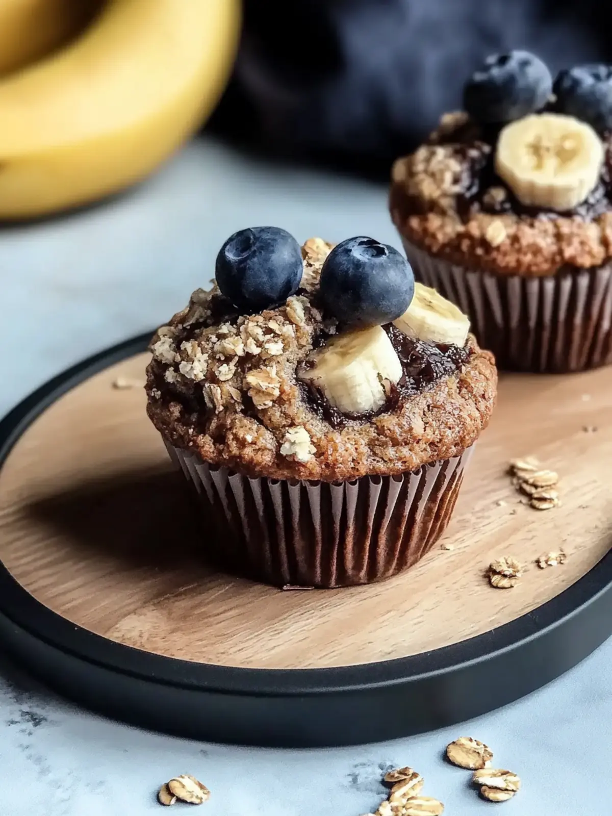 Schokoladen-Bananen-Muffins