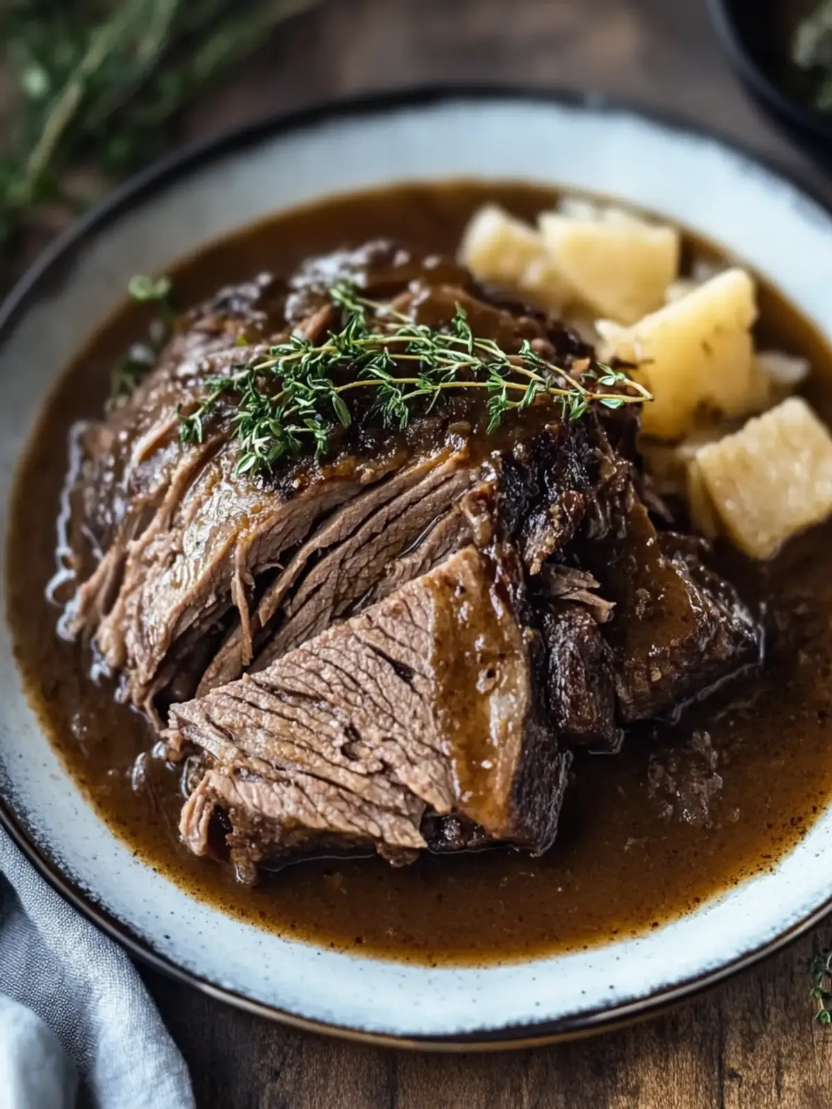 Sauerbraten aus dem Slow Cooker