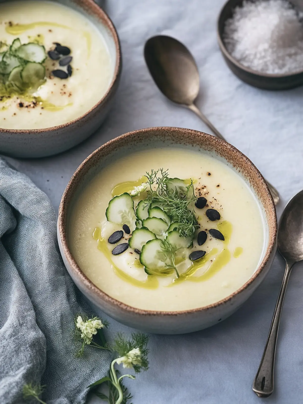 Vegane Kohlrabisuppe