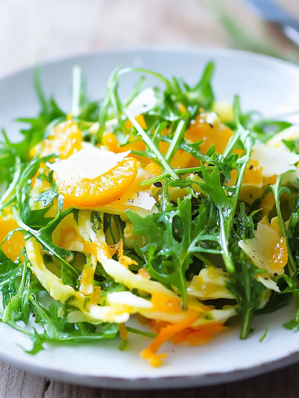 Rucola-Fenchel-Salat mit Orange