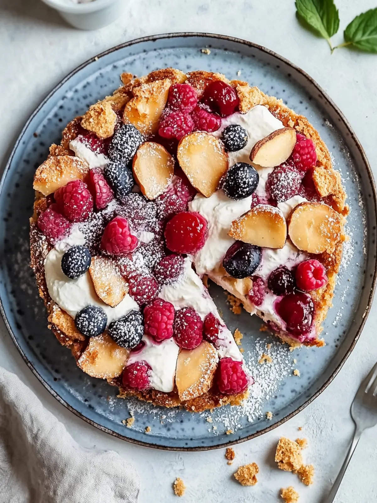 Zwetschgenkuchen mit Mandelkruste