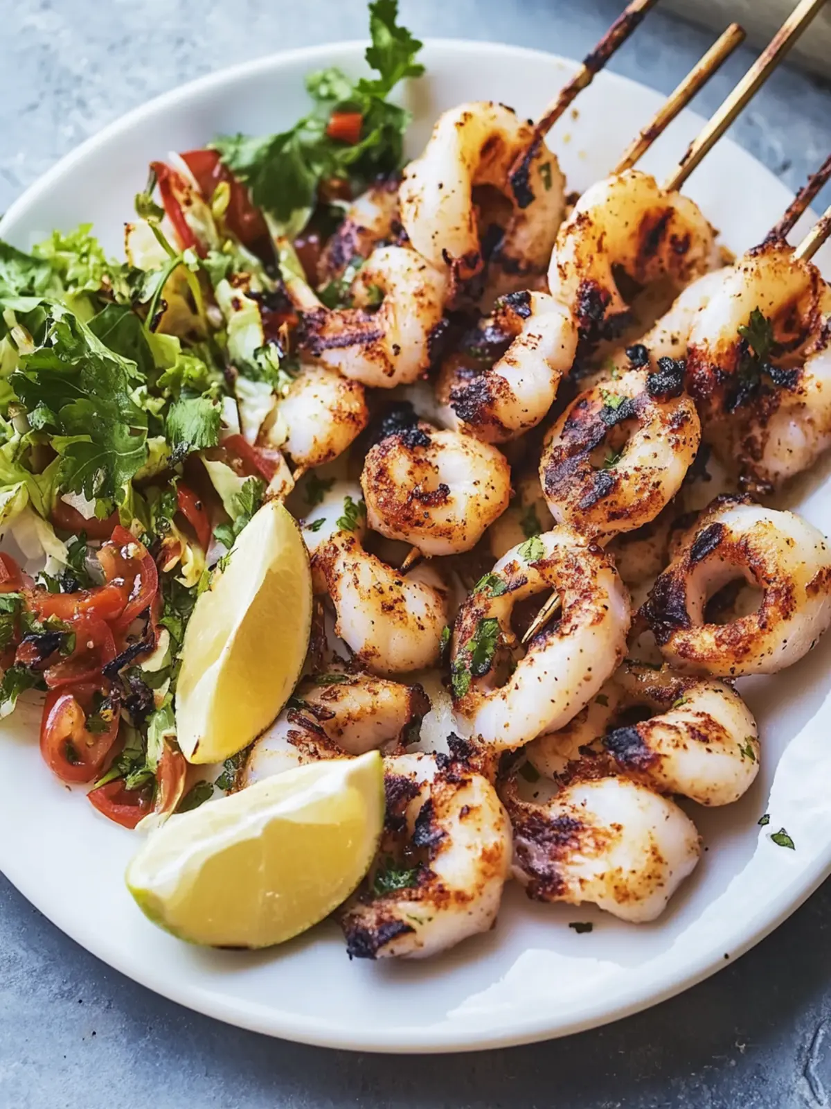 Gegrillte Kalamari