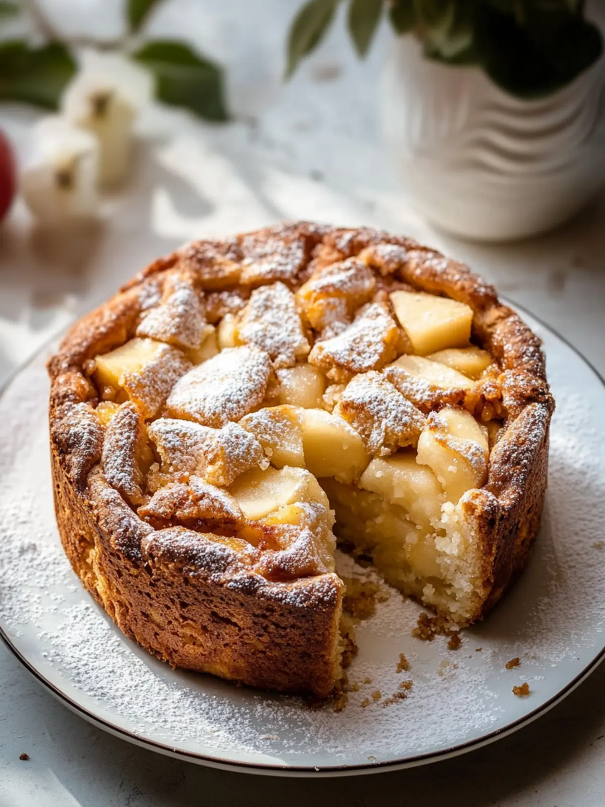 Saftiger Zimtschnecken Apfelkuchen