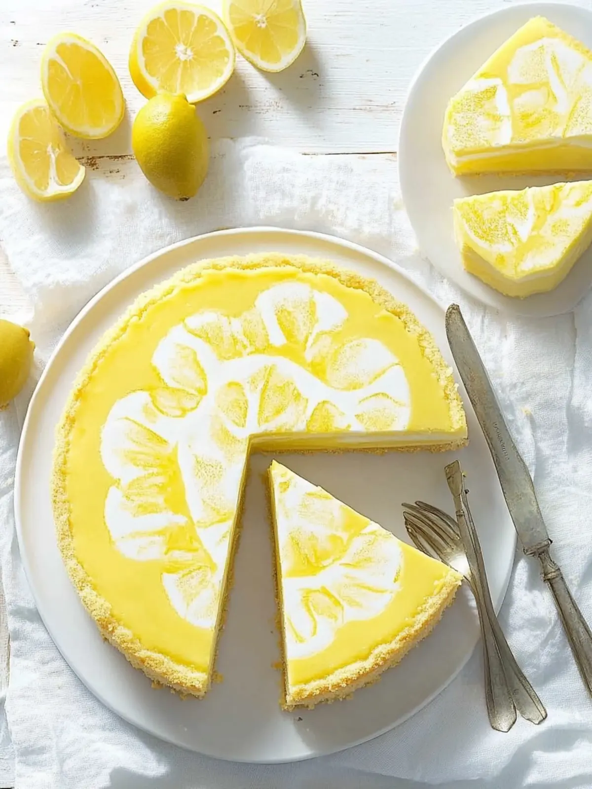 Zitronen-Schmand-Blechkuchen