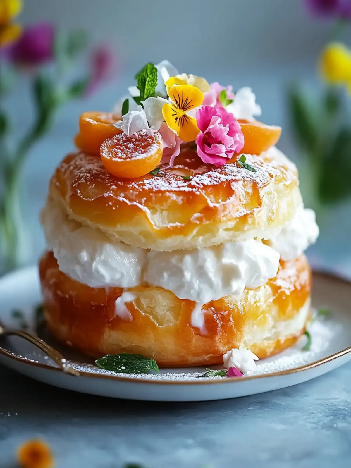 Gebackene Eier Napoleon
