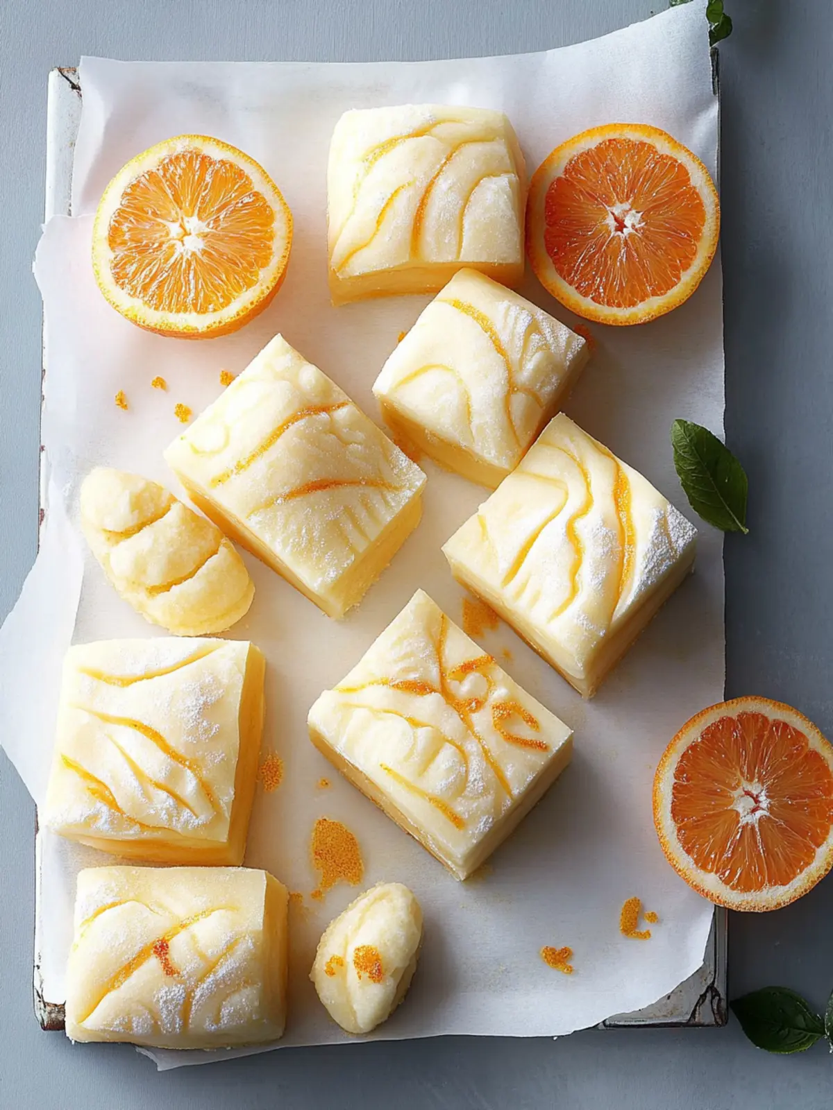 Orangen-Marzipan-Kissen