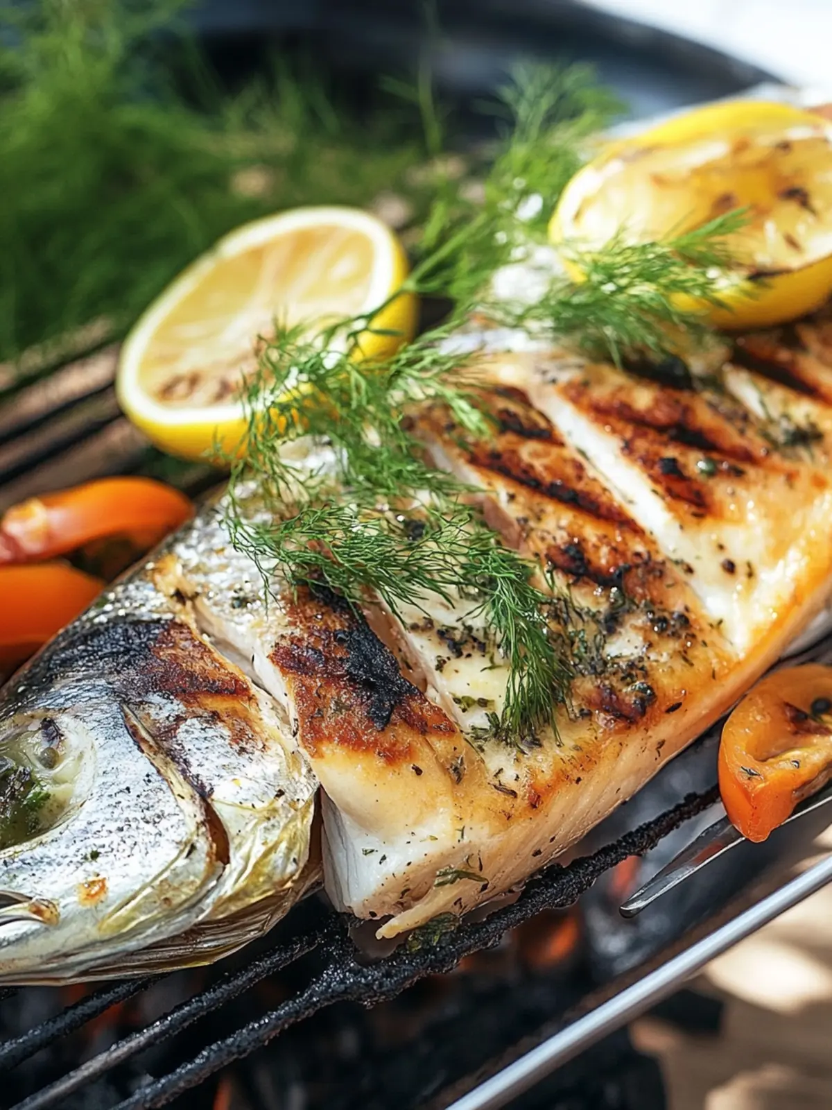Forelle vom Grill