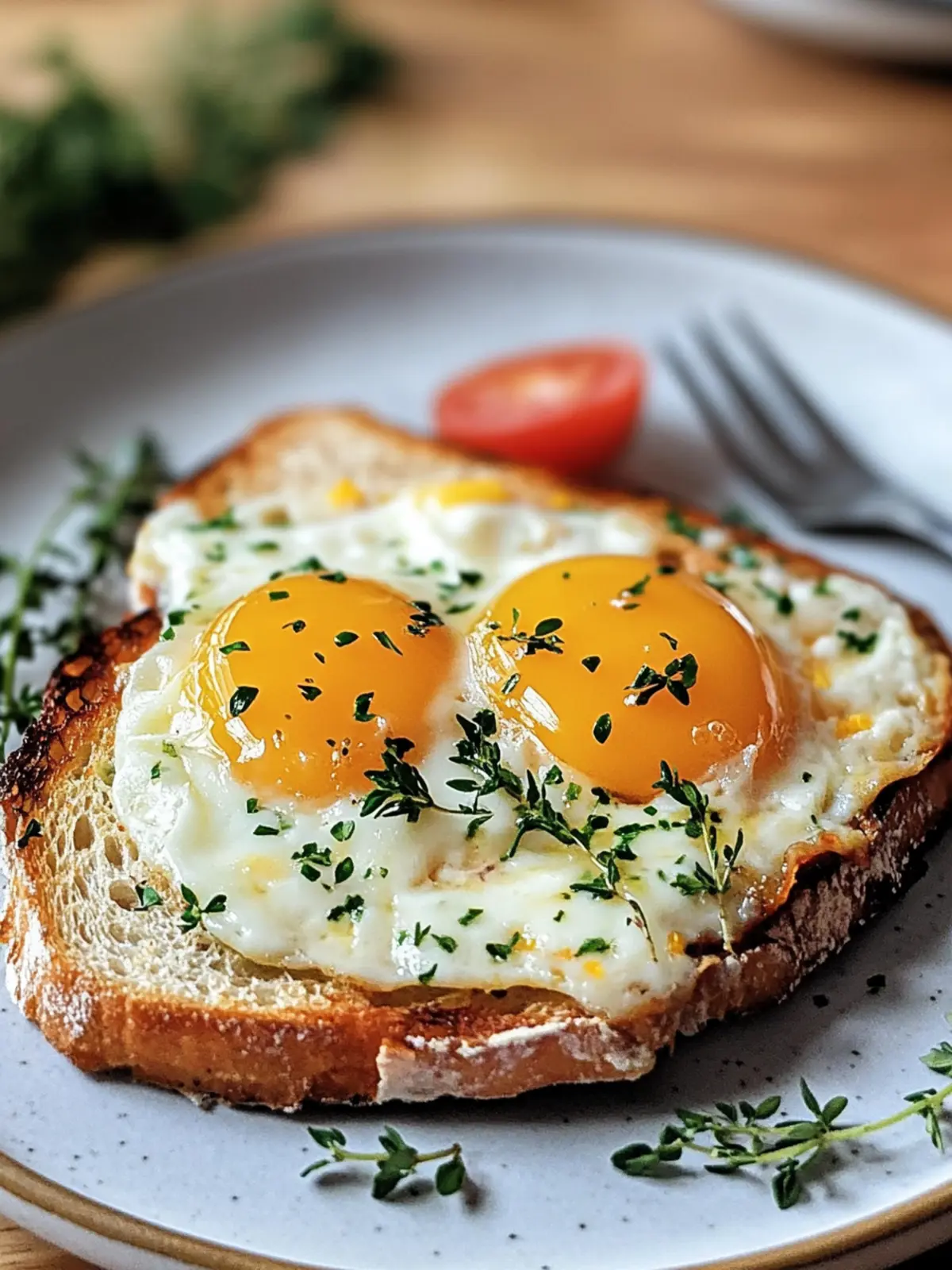 Eier- und Käsetoast