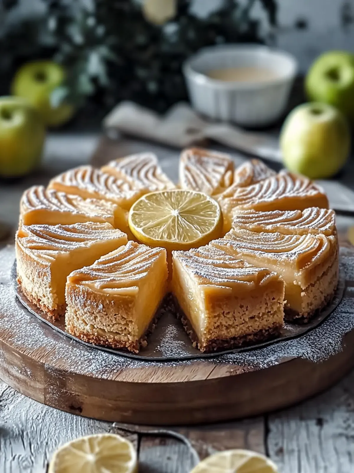 Mache deinen eigenen Spekulatius-Apfel-Blechkuchen
