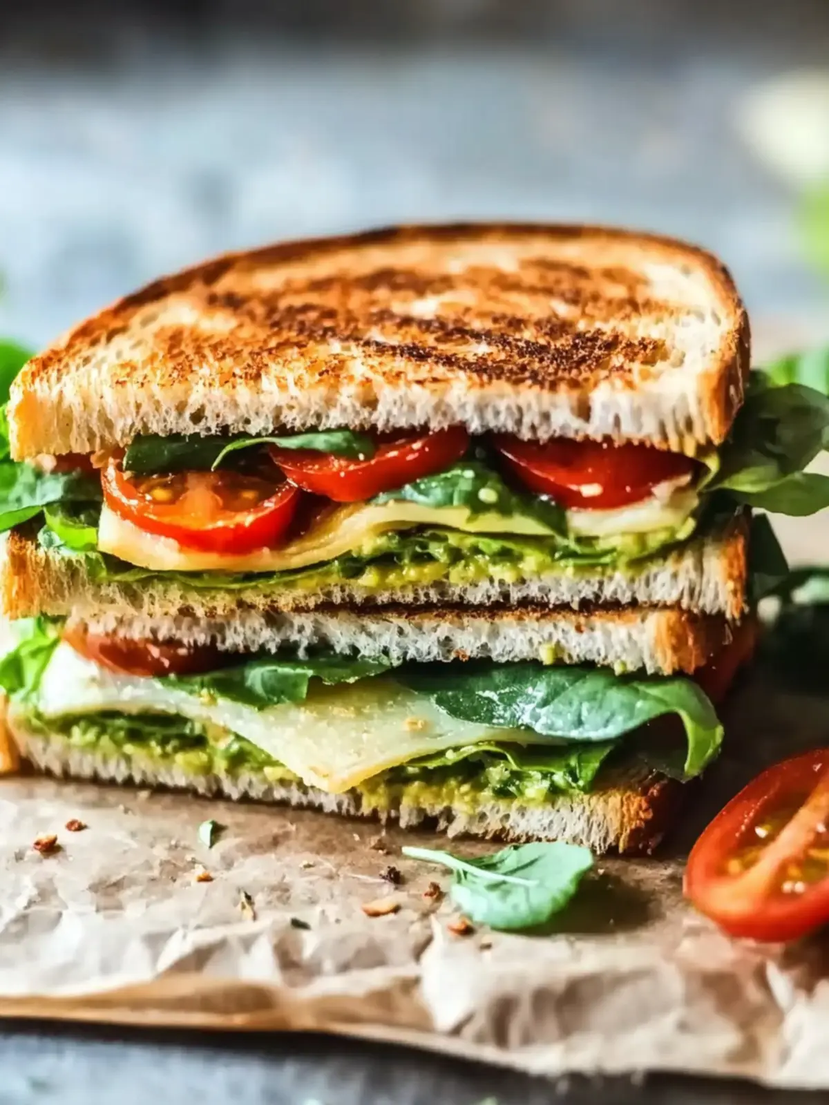 Einfache vegetarische Sandwich-Rezepte