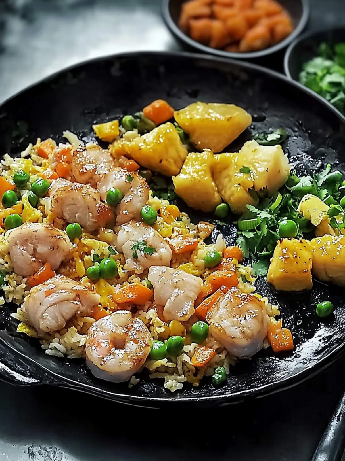 Asiatischer Hähnchenbratreis