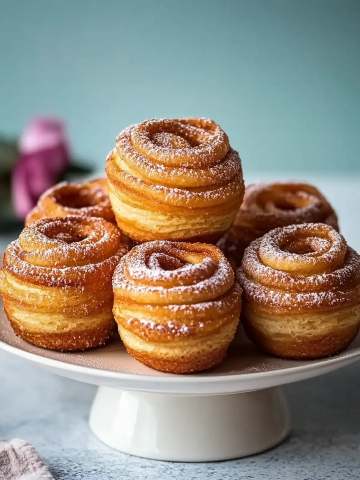 Churro Cruffins Rezept – Süßes Gebäck aus Blätterteig